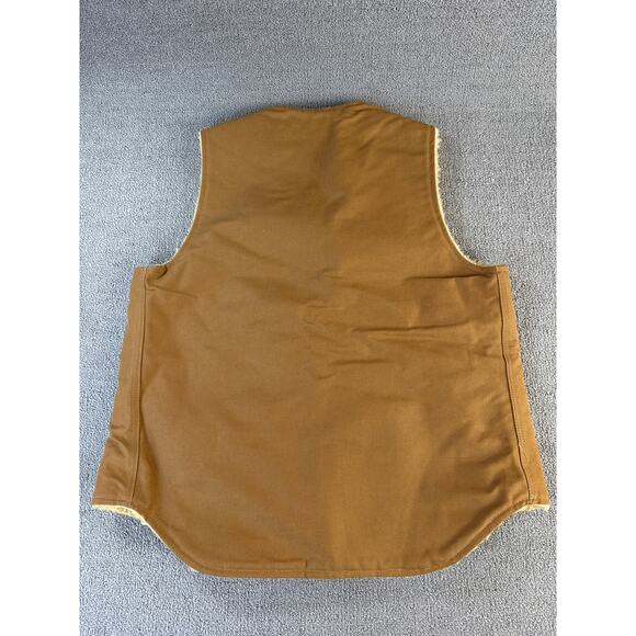 Vintage Carhartt Vest 6SV Made in USA Work Wear Size Large Tall - Picture 2 of 8